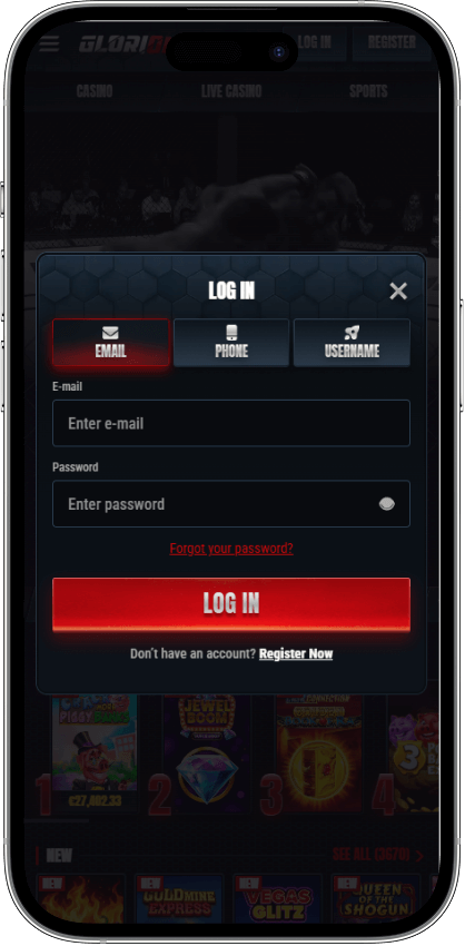 Glorian Casino Login